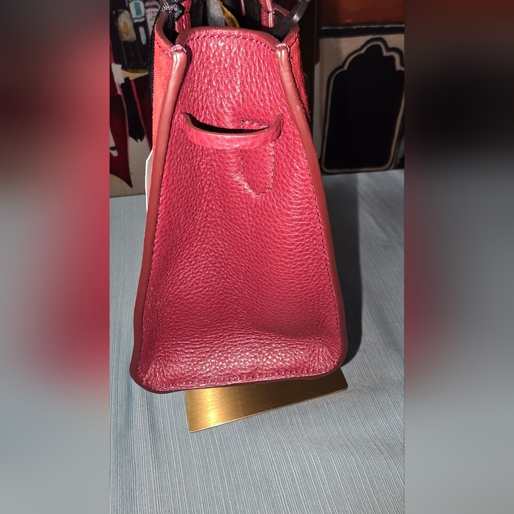 Kate Spade Red Suede Tote Bag - Picture 10 of 13